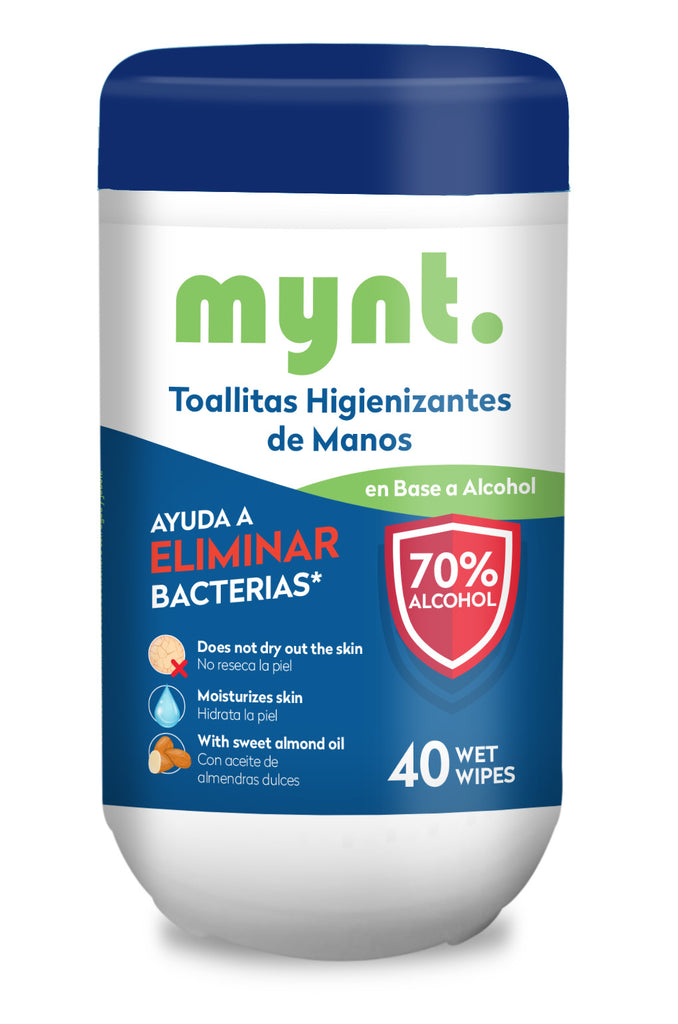Wipes 70% Alcohol / Tarro 40 Unidades