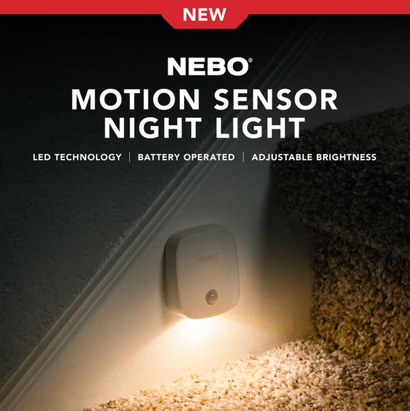 Luz con Sensor de Movimiento NEBO 30 Lúmenes (x3 unidades)