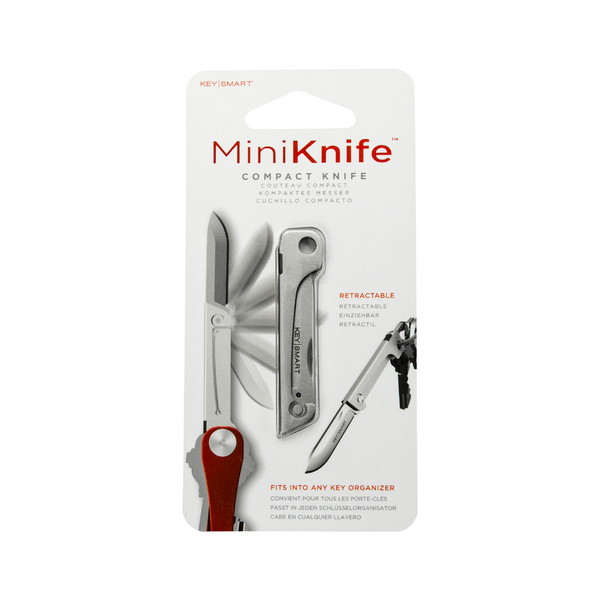KeySmart NanoKnife - Llavero Mini Cuchillo plegable de Bolsillo
