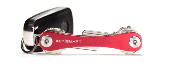 KeySmart Original - Organizador de Llavero compacto para 8 llaves